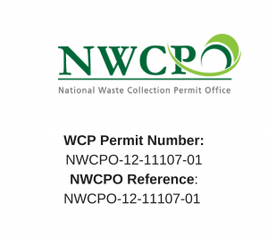 waste certificate